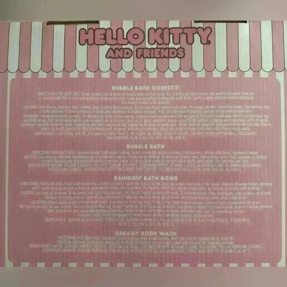 🚫SOLD🚫 Hello Kitty Bundle - Beach Towel & 6-pc Cozy Bath Time Set - Picture 7 of 8